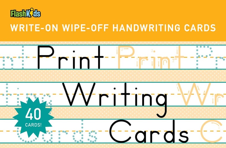 Print Writing Cards (Write-On Wipe-Off Handwriting Cards.)
