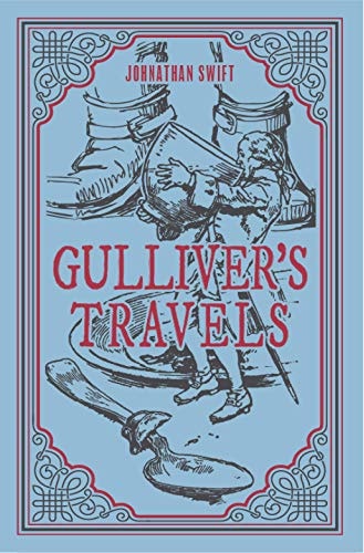 Gulliver'S Travels, Jonathan Swift Classic Novel, (Adventure, Exploring), Ribbon Page Marker, Perfect For Gifting