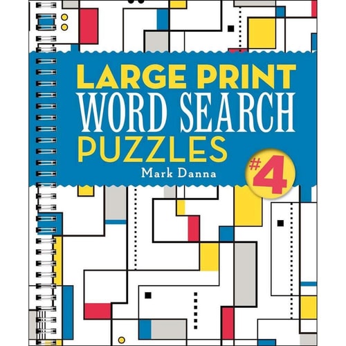 Large Print Word Search Puzzles 4 (Volume 4)