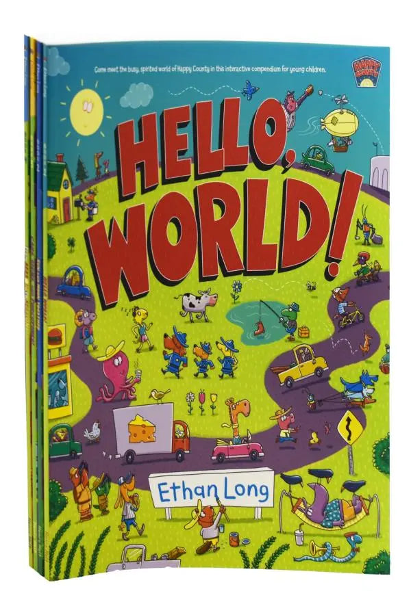 Happy County Book Set (Hello World/Sun And Moon Together/Cars, Signs And Porcupines/From Season To Season)