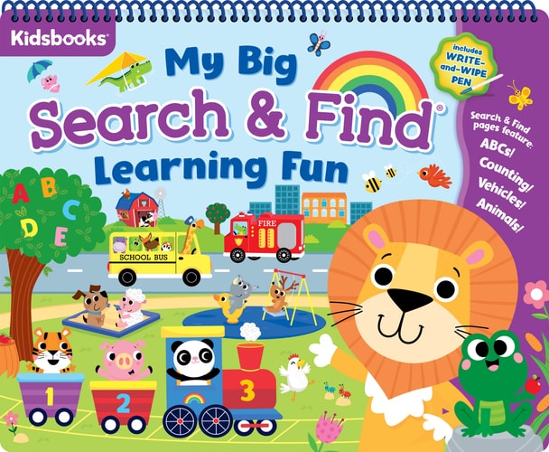 My Big Search & Find Learning Fun Spiral Pad (Floor Pad)
