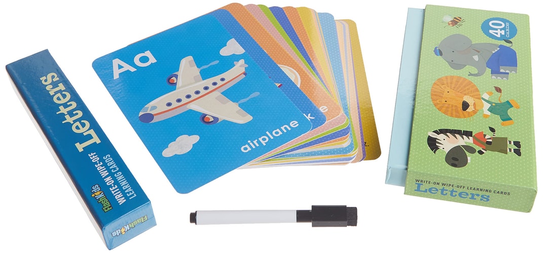 Write-On Wipe-Off Learning Cards: Letters