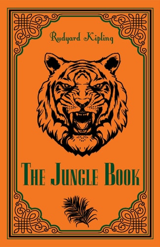 The Jungle Book Rudyard Kipling Classic Novel, (Adventure With Mowgli, Jungles Of India, Journey Of Self Discovery), Ribbon Page Marker, Perfect For Gifting