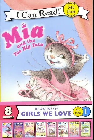 Read With Girls We Love: 8 Book Collection (My First I Can Read & Level 1)