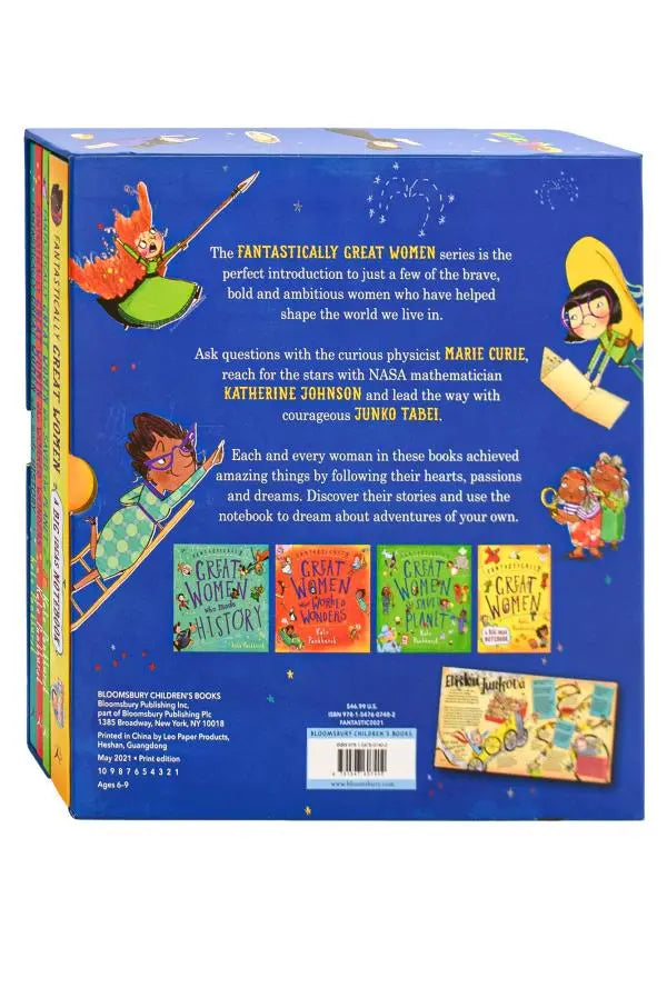 Fantastically Great Women 3 Book Hardback Box Set By Kate Pankhurst